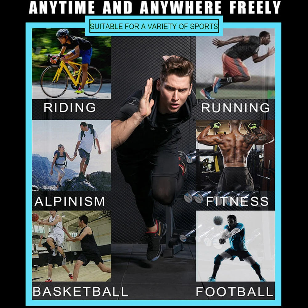 Men's Compression Sportswear Suits Gym Tights Training Clothes Workout Jogging Sports Set Running Rashguard Tracksuit For Men