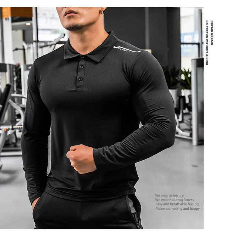 Mens Gym Compression Shirt Male Rashgard Fitness Long Sleeves Running Clothes Homme T Shirt Football Jersey Sportswear Dry Fit