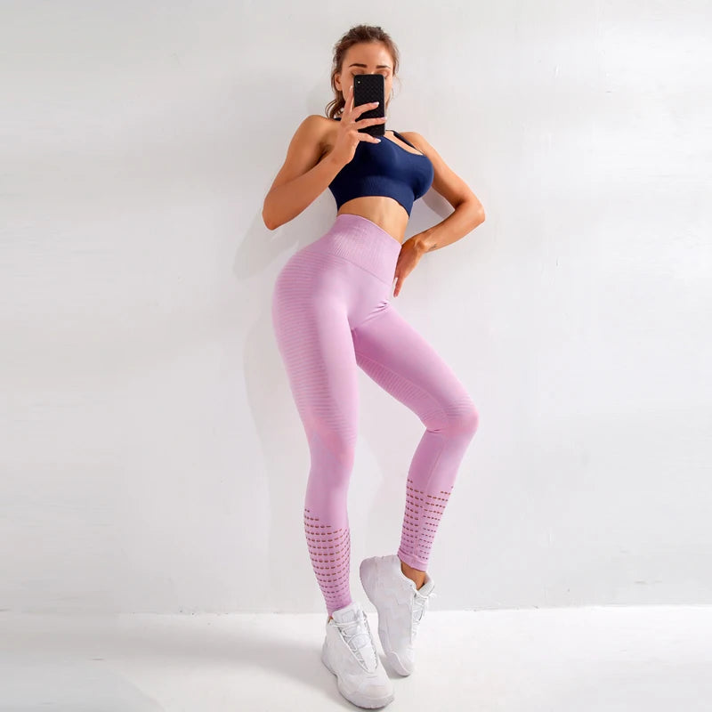 Ankle-Length Breathable Fitness Leggings