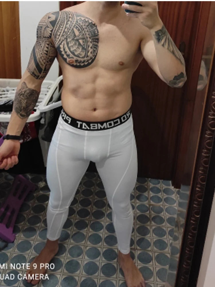 Compression underwear Men&#39;s Winter Thermal underwear MMA 3D wolf Bodybuilding T-Shirt Rashgarda leggings 2 piece tracksuit Men