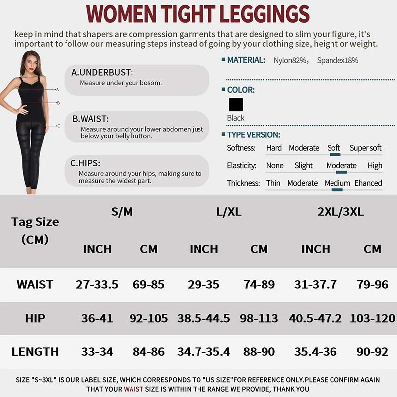 Anti Cellulite Compression Leggings