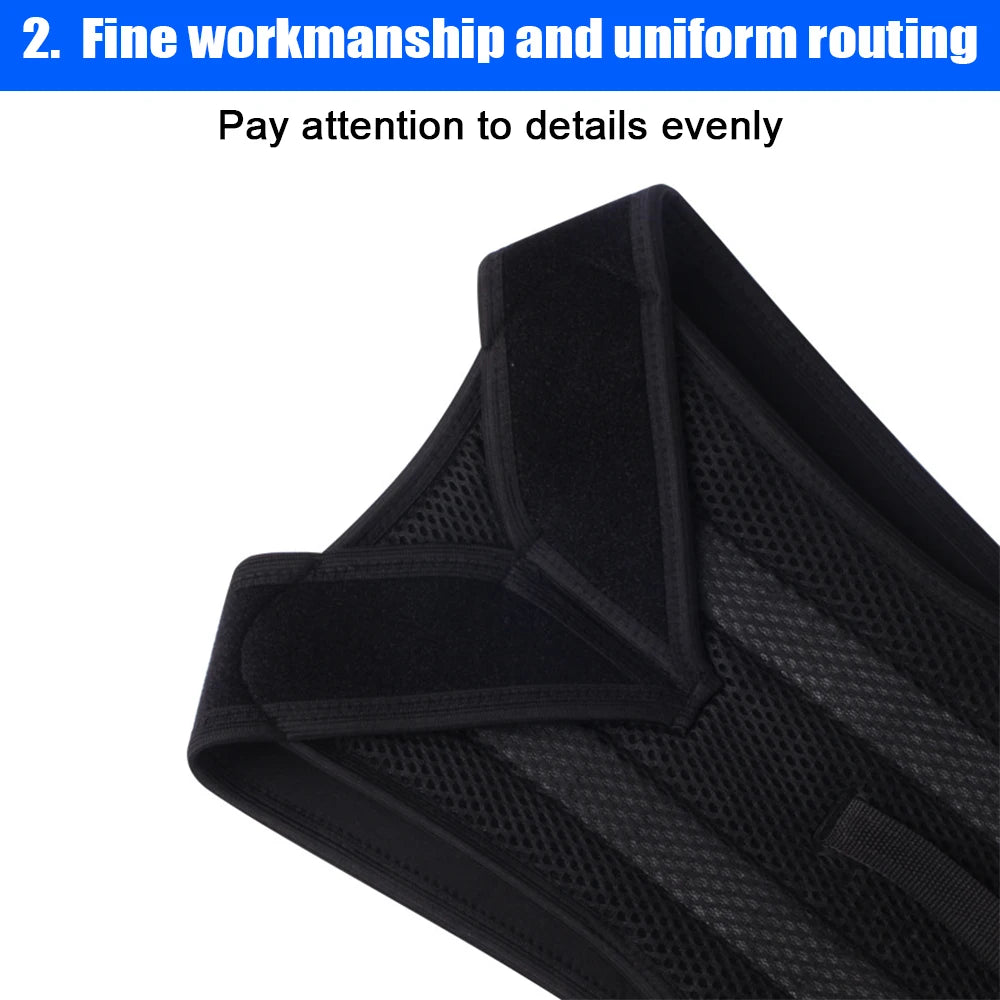 Fully Adjustable Back Shoulder Posture Corrector Belt, Clavicle Spine Support, Reshapes Your Body