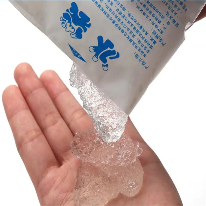 10Pcs Reusable Ice Bag Water Injection Icing Cooler Bag Pain Cold Compress Drinks Refrigerate Food Keep Fresh Gel Dry Ice Pack