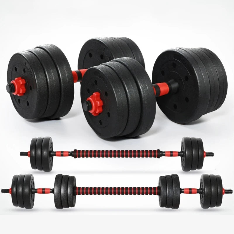 40/50cm Dumbbell Rod Solid Steel Weight Lifting Spinlock Dumbbell Bars With Connector Gym Home Fitness Workout Barbells Handles