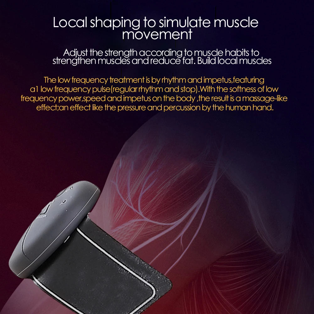 EMS Hip Muscle Stimulator Massager Abdominal Muscle Trainer Fitness Buttocks Arm Abdomen Trainer Losing Weight Lifting Massager