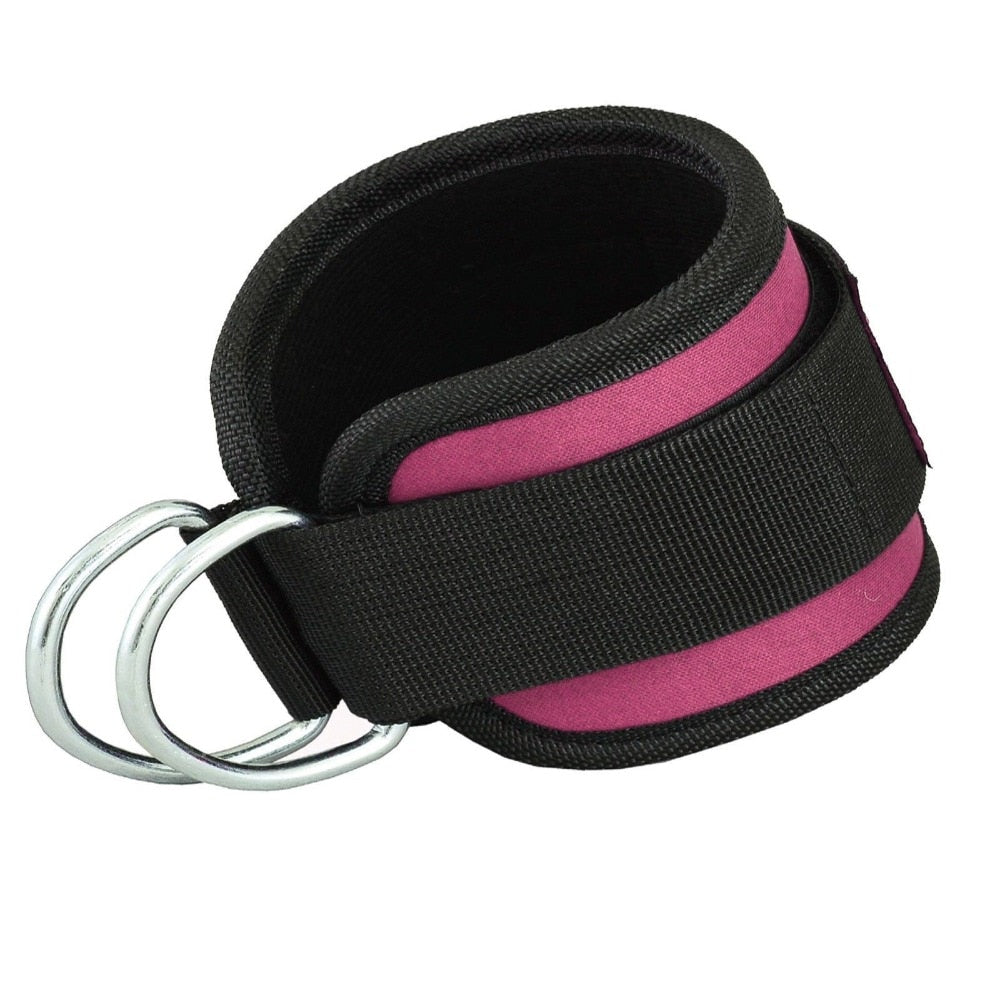 2pc Fitness Ankle Cuffs with Resistance Band