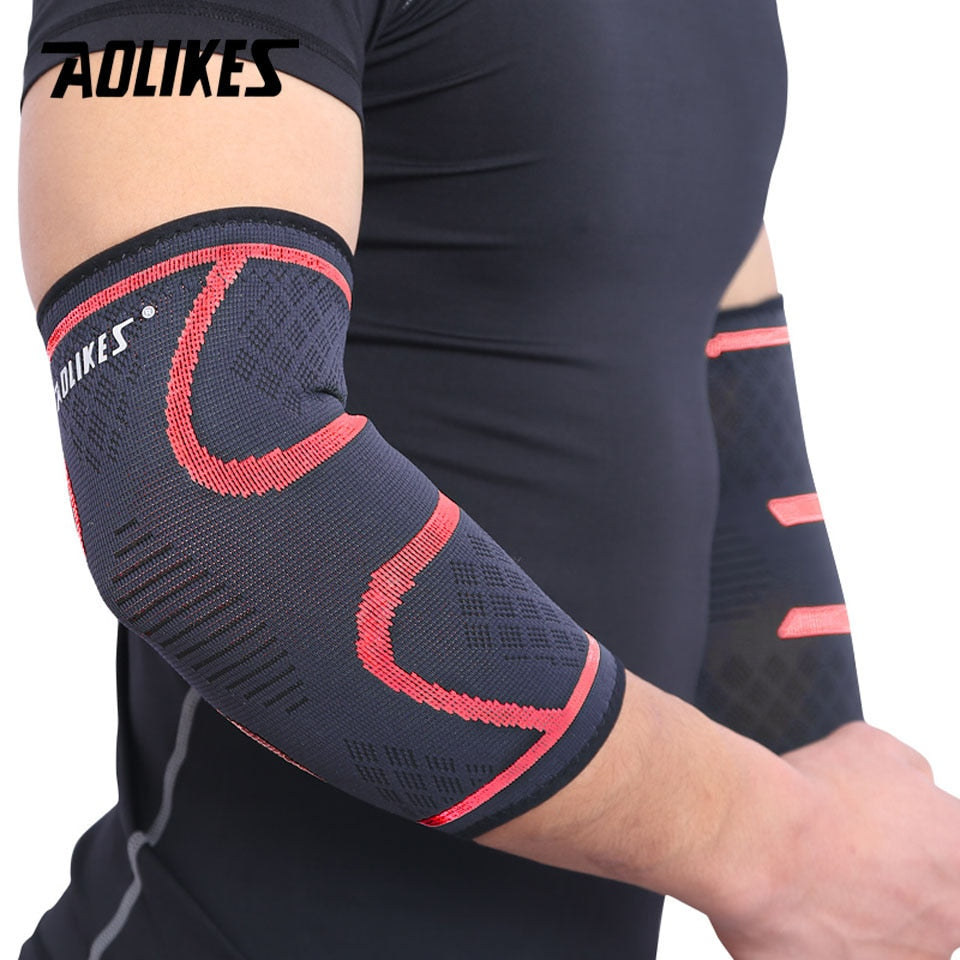 Breathable Elastic Compression Elbow Supporter