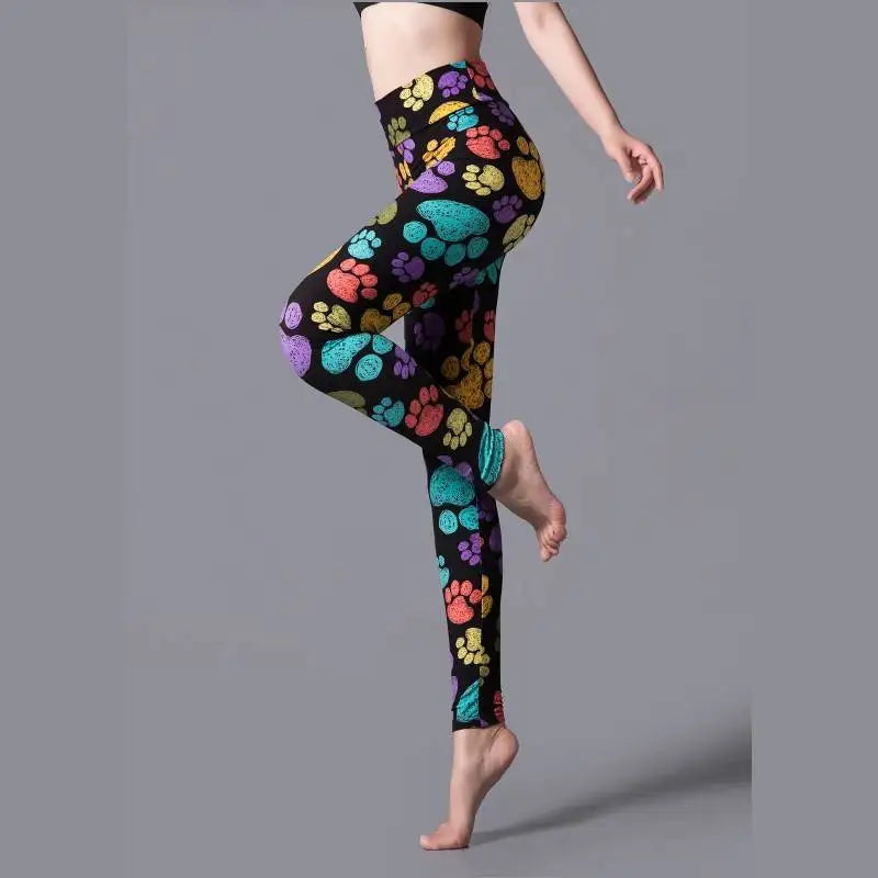 Fitness Leggings Women Assorted Printed High Waist Compression and Crossfit