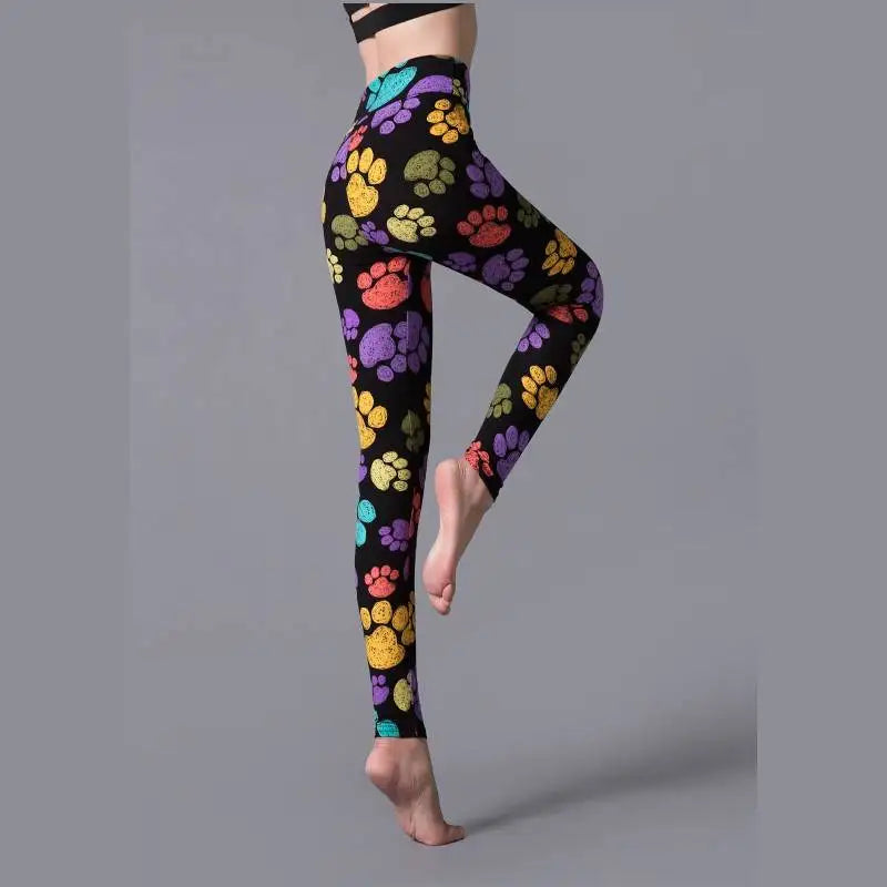 Fitness Leggings Women Assorted Printed High Waist Compression and Crossfit