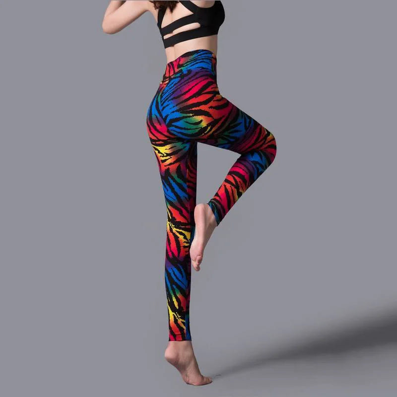 Fitness Leggings Women Assorted Printed High Waist Compression and Crossfit