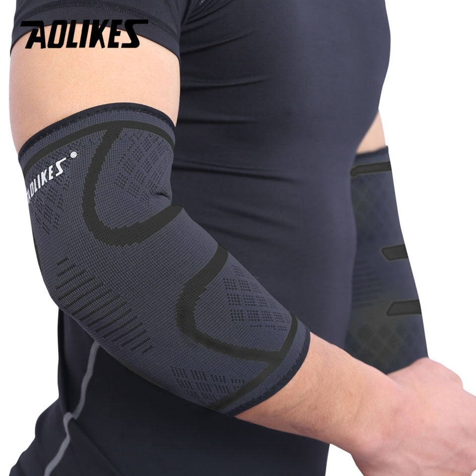 Breathable Elastic Compression Elbow Supporter