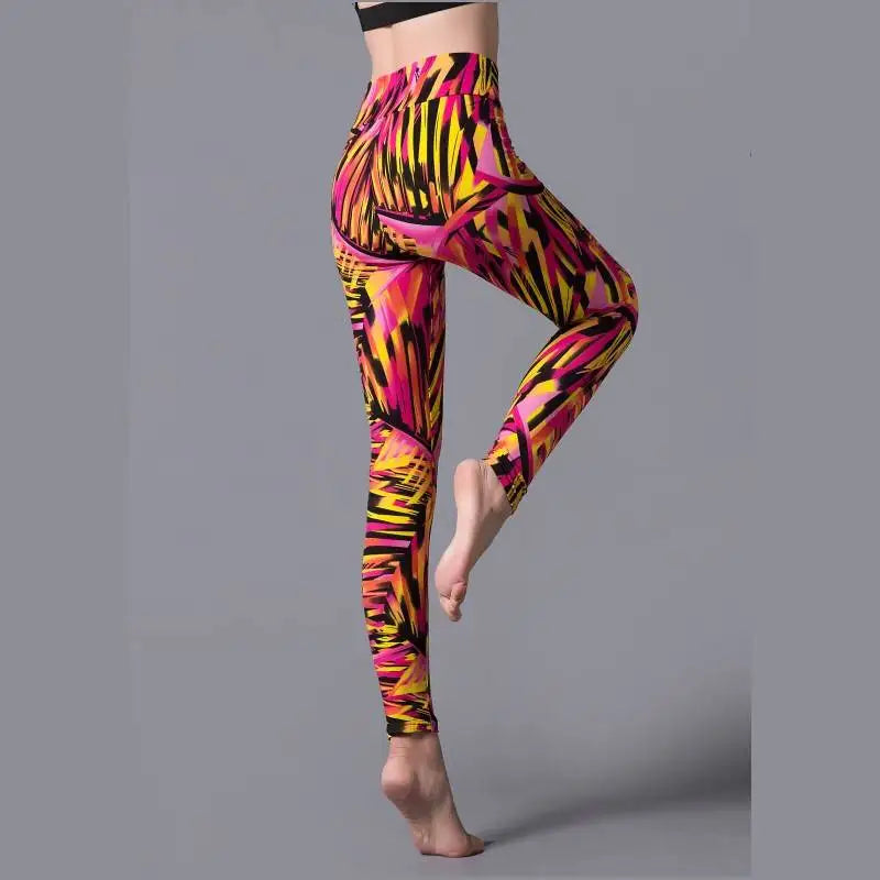 Fitness Leggings Women Assorted Printed High Waist Compression and Crossfit