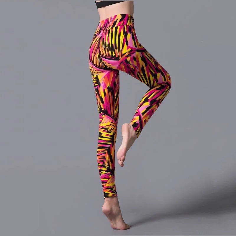 Fitness Leggings Women Assorted Printed High Waist Compression and Crossfit