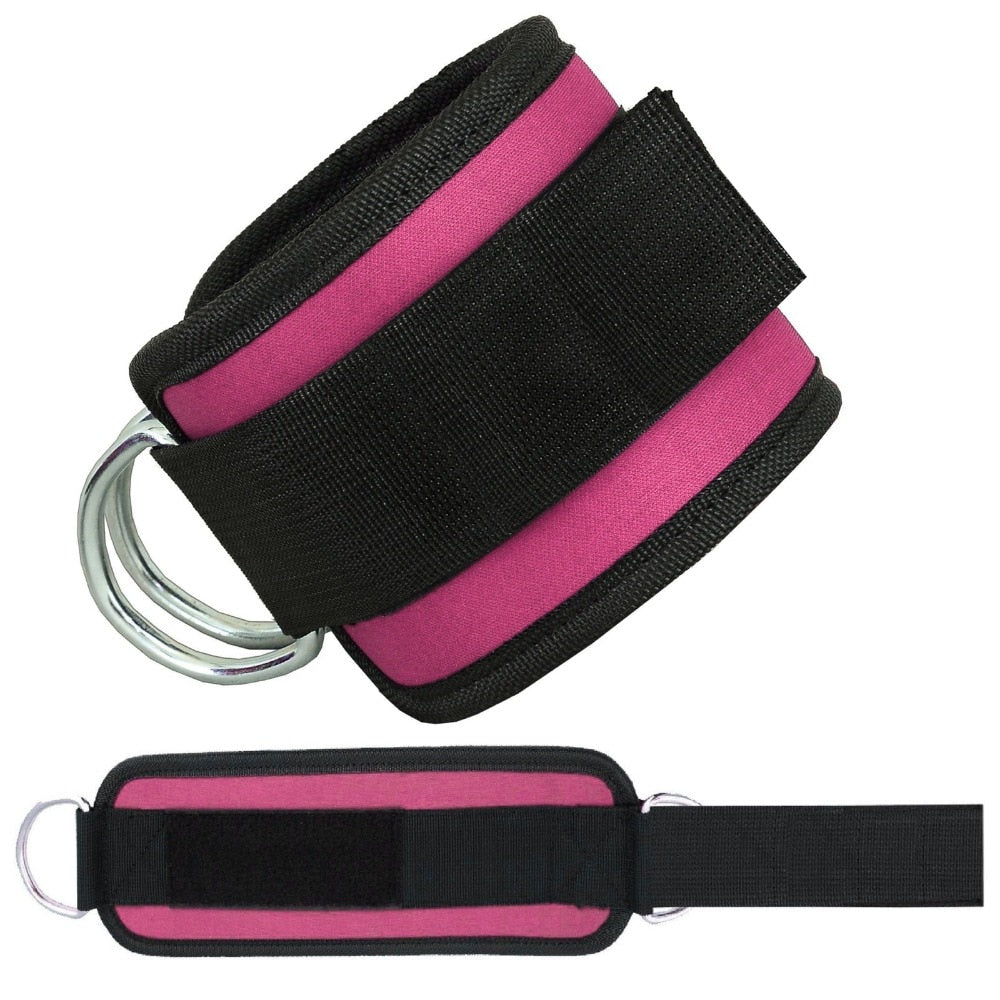 2pc Fitness Ankle Cuffs with Resistance Band