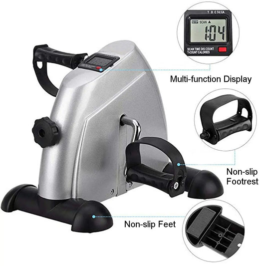 Home Fitness Machine Mini Bicycle Fitness Lcd Display Pedal Exercise Indoor Bicycle Stepper Mini Exercise Bike Home Small