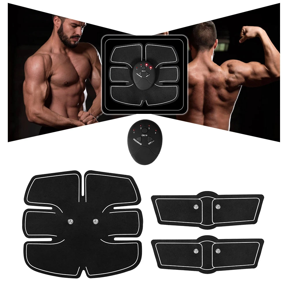 EMS Hip Muscle Stimulator Massager Abdominal Muscle Trainer Fitness Buttocks Arm Abdomen Trainer Losing Weight Lifting Massager