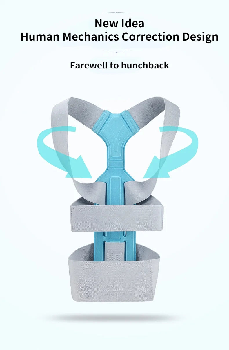 Invisible Chest Posture Corrector Scoliosis Back Brace Spine Belt Shoulder Medical Therapy Support Poor Posture Correction Belt