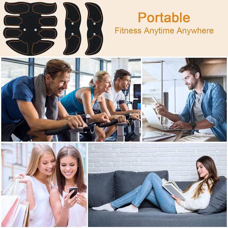 Rechargeable EMS Hip Trainer Muscle Stimulator Toner Buttocks Lifting Fitness Equiment Weight Loss Body Slimming Massager Unisex