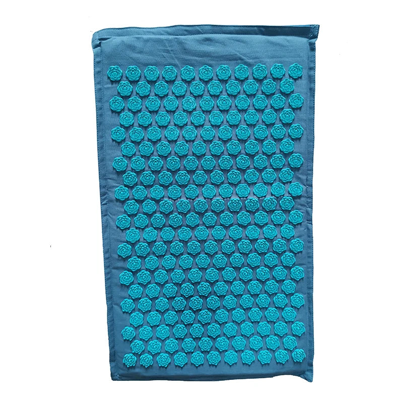 74*44cm Nature Linen Coconut Palm Massage Yoga Mat Sport Pillow Mat with Bag Lotus Spike Acupressure Mat Cushion Accupresure Mat