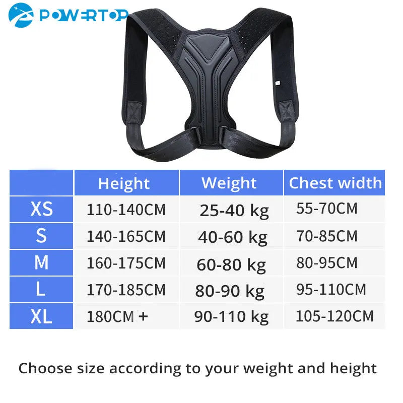 Back Posture Corrector Corset Clavicle Spine Posture Correction Adjustable Support Belt Pain Relief Traine Spine Posture Support