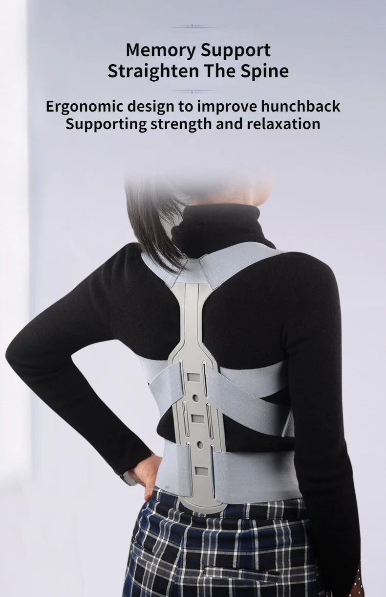 Invisible Chest Posture Corrector Scoliosis Back Brace Spine Belt Shoulder Medical Therapy Support Poor Posture Correction Belt