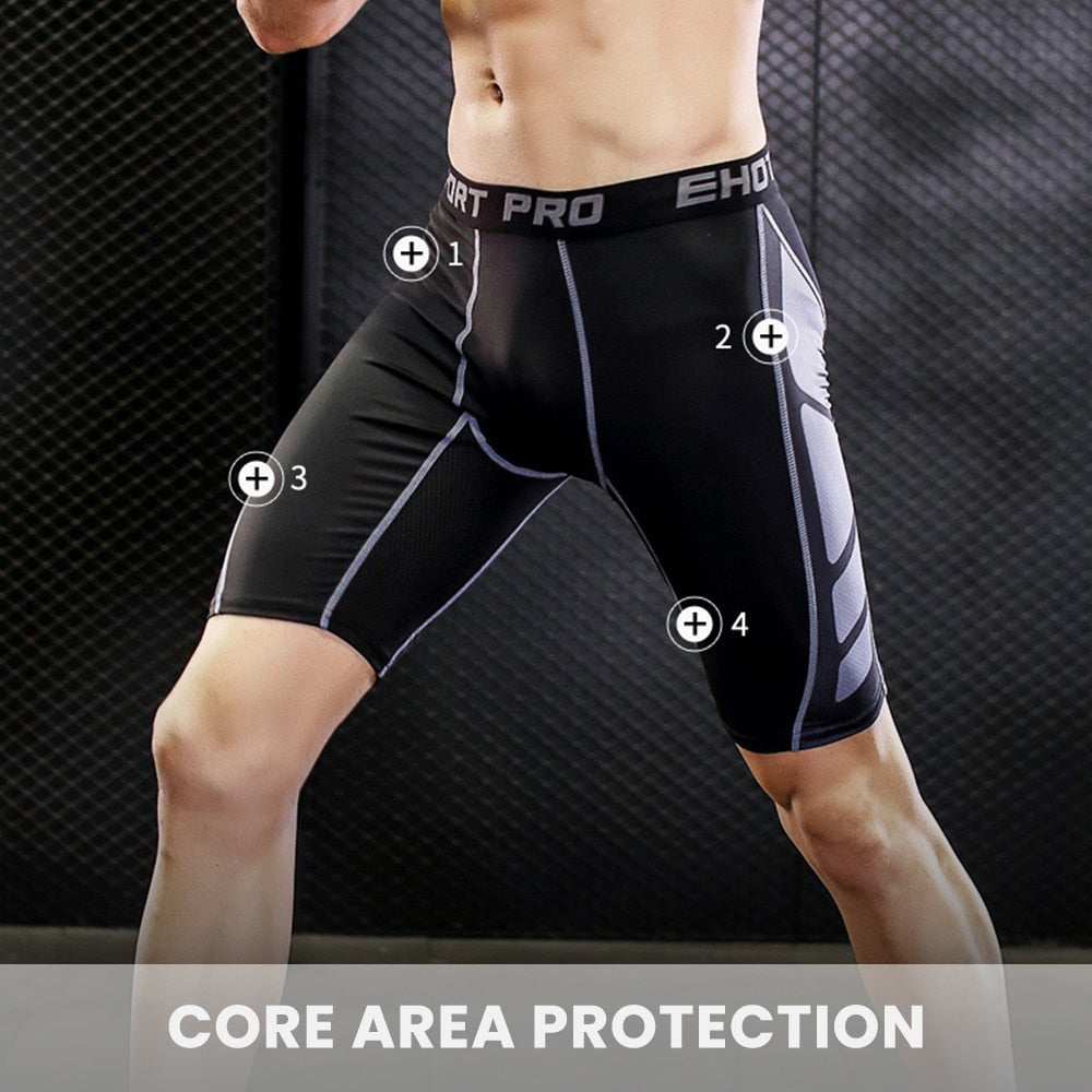 Quick-Drying CrossFit Bodybuilding Compression Shorts