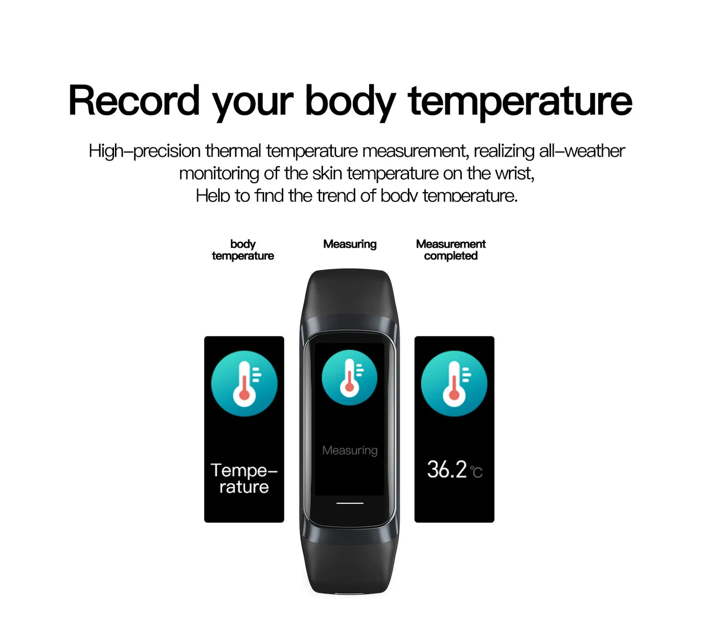 Amoled Smart Watch Smartwatch Band Women Heart Rate Blood Wartch Waterproof Connected Smart Bracelet Sport Fitness Tracker