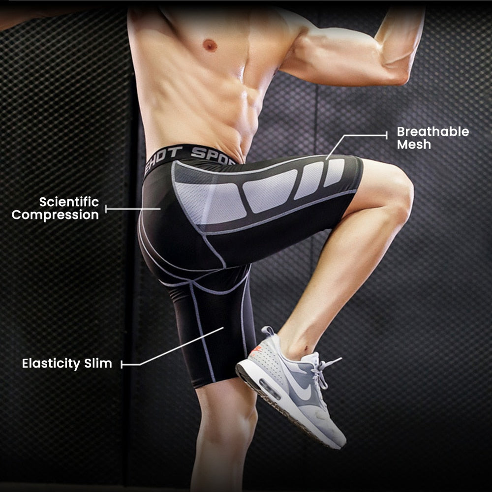 Quick-Drying CrossFit Bodybuilding Compression Shorts