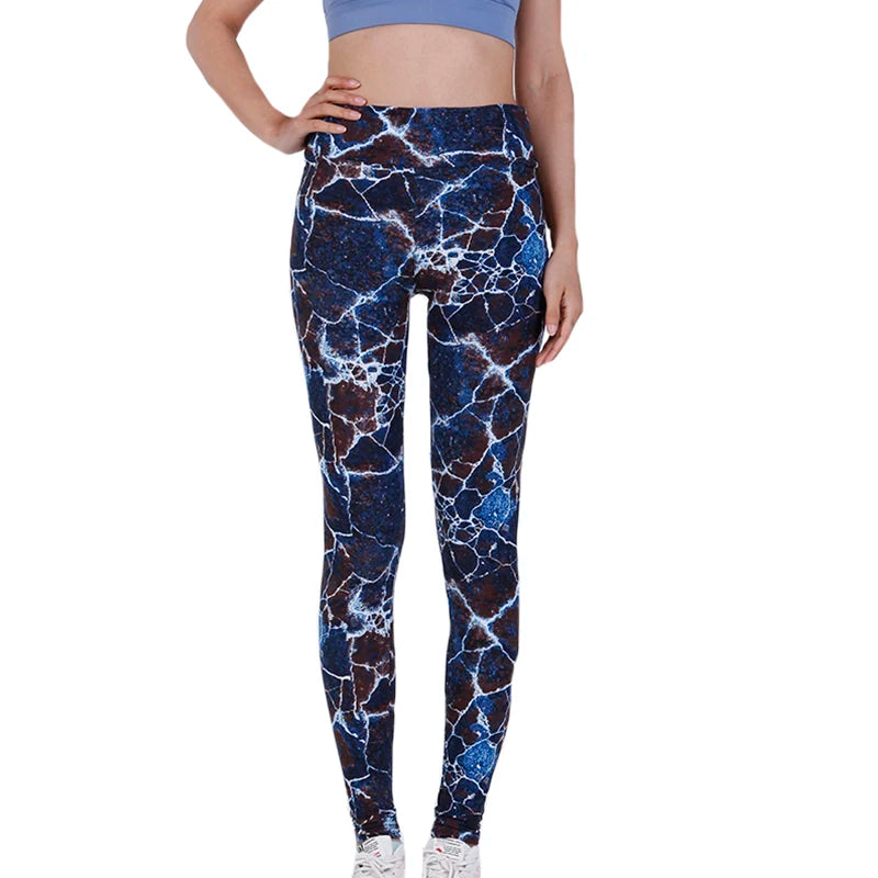 Fitness Leggings Women Assorted Printed High Waist Compression and Crossfit