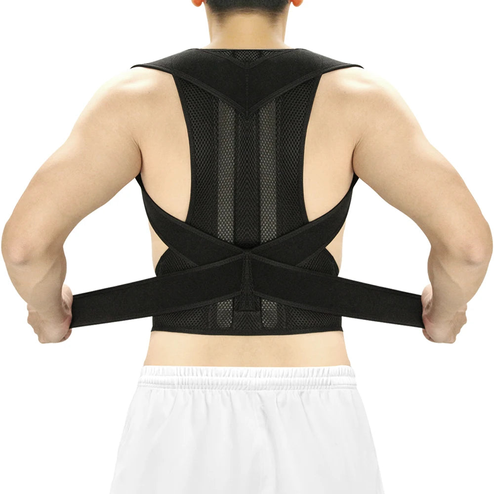 Alloy Bar Posture Corrector Scoliosis Back Brace Spine Corset Shoulder Therapy Support Posture Correction Belt Orthopedic Back