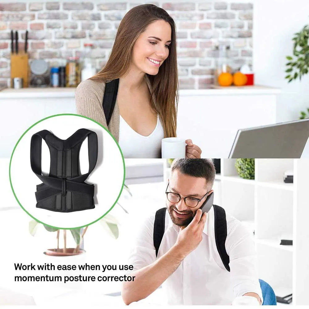 Back Brace for Women Men Posture Corrector Improve Posture Lumbar Support Shoulder Lower Upper Back Pain Relief