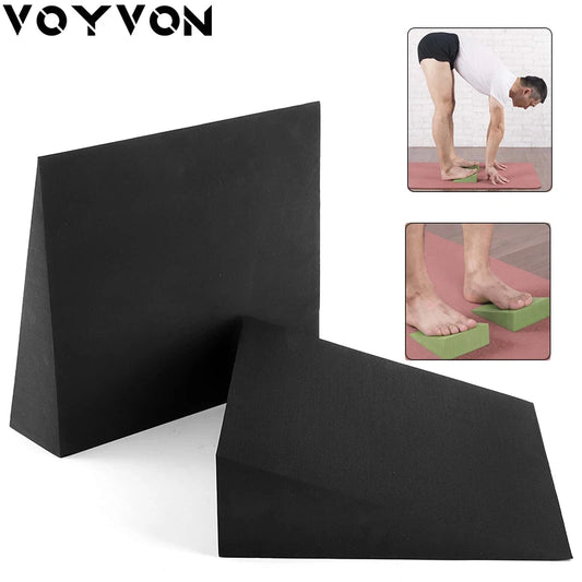 Yoga Wedge Stretch Slant Boards EVA Yoga Wedge Blocks Squat Slant Board Foot Stretch Strength Exercise Pilates Inclined Board