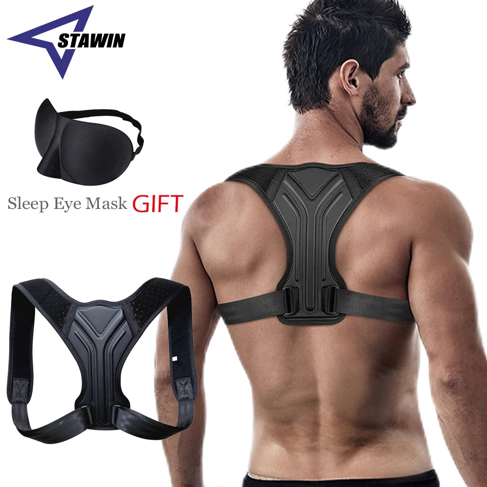 Adjustable Back Shoulder Posture Corrector Belt Clavicle Spine Support Reshape Your Body Home Office Sport Upper Back Neck Brace