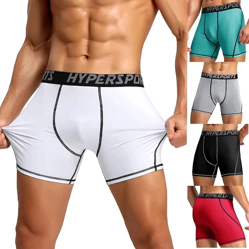 Compression Shorts Men Summer Sportswear Training Tights Gym Fitness Leggings Short Pants Sport Bottoms Running Shorts Men