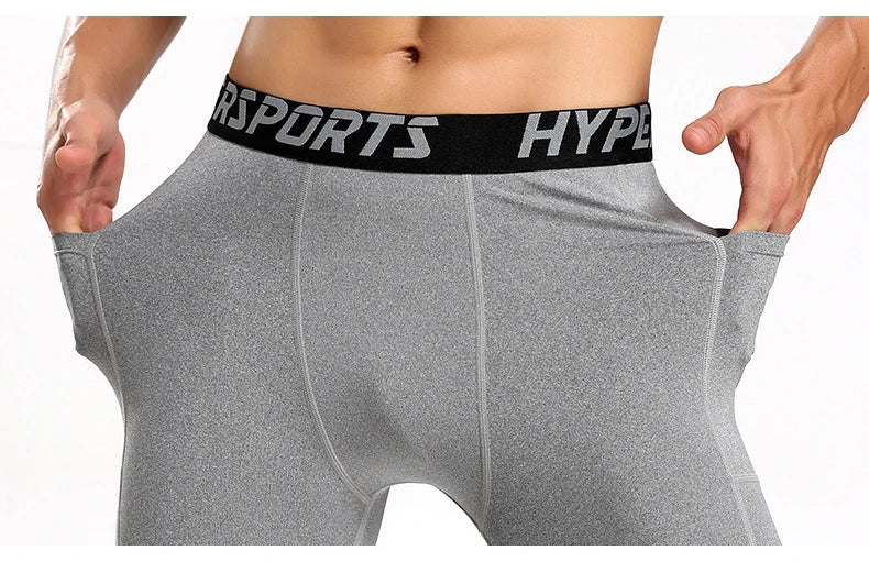 Compression Shorts Men Summer Sportswear Training Tights Gym Fitness Leggings Short Pants Sport Bottoms Running Shorts Men