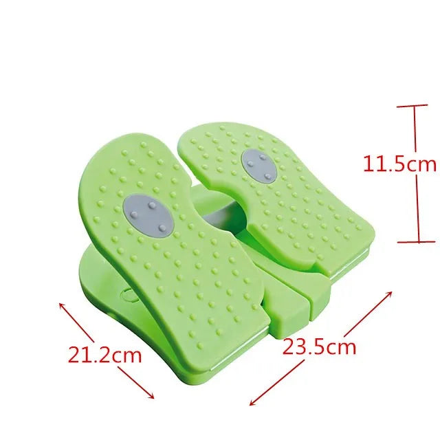 Mini Stepper Under Desk Pedal Exerciser Sitting Stepper Folding Foot Peddle Physical Therapy Relieves Varicose Veins