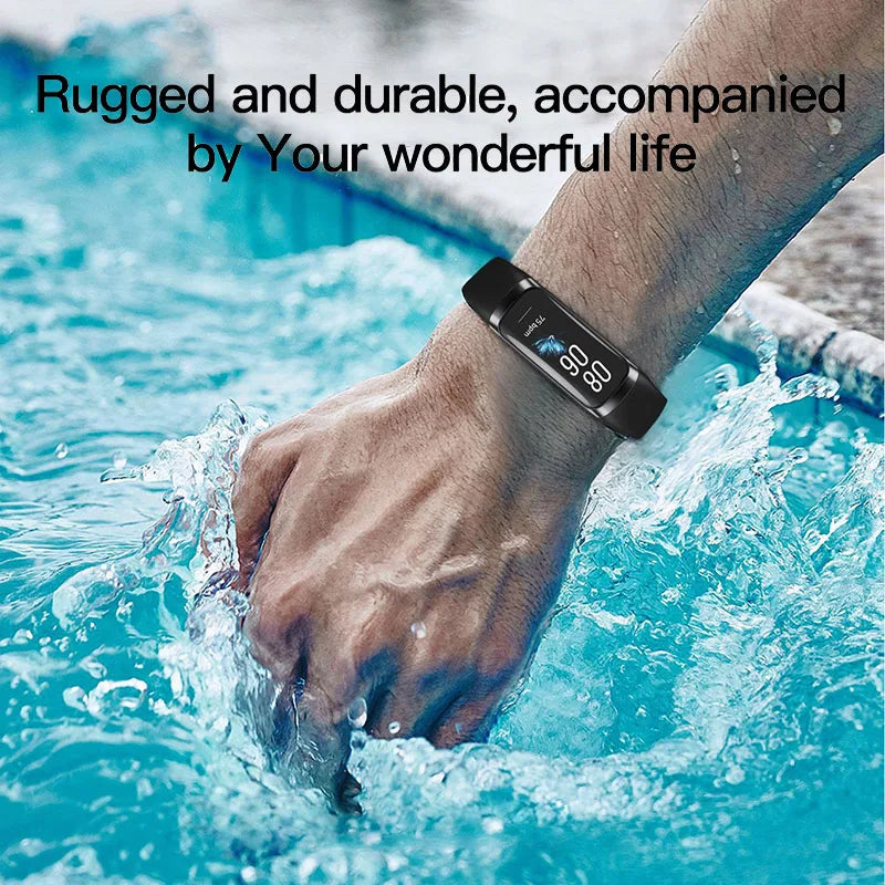 Amoled Smart Watch Smartwatch Band Women Heart Rate Blood Wartch Waterproof Connected Smart Bracelet Sport Fitness Tracker