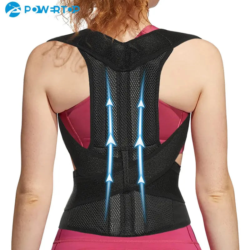 Back Brace for Women Men Posture Corrector Improve Posture Lumbar Support Shoulder Lower Upper Back Pain Relief