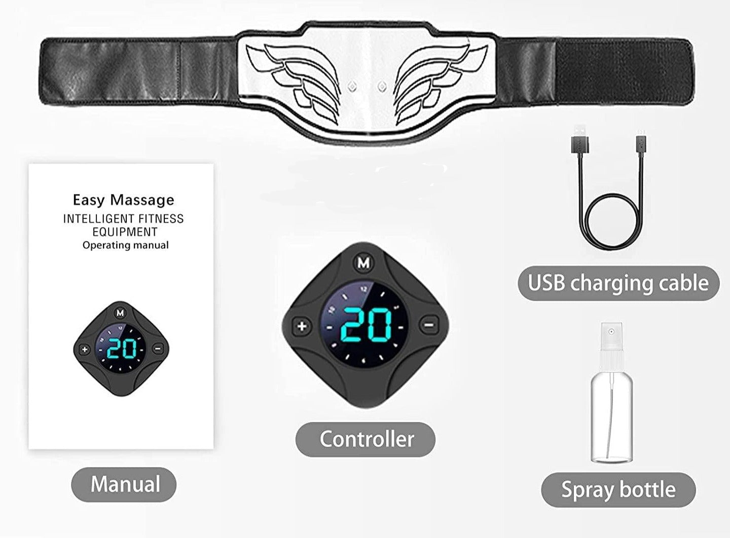 Muscle Stimulator Belt With LCD display