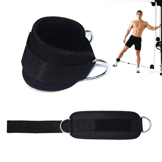 2pc Fitness Ankle Cuffs with Resistance Band