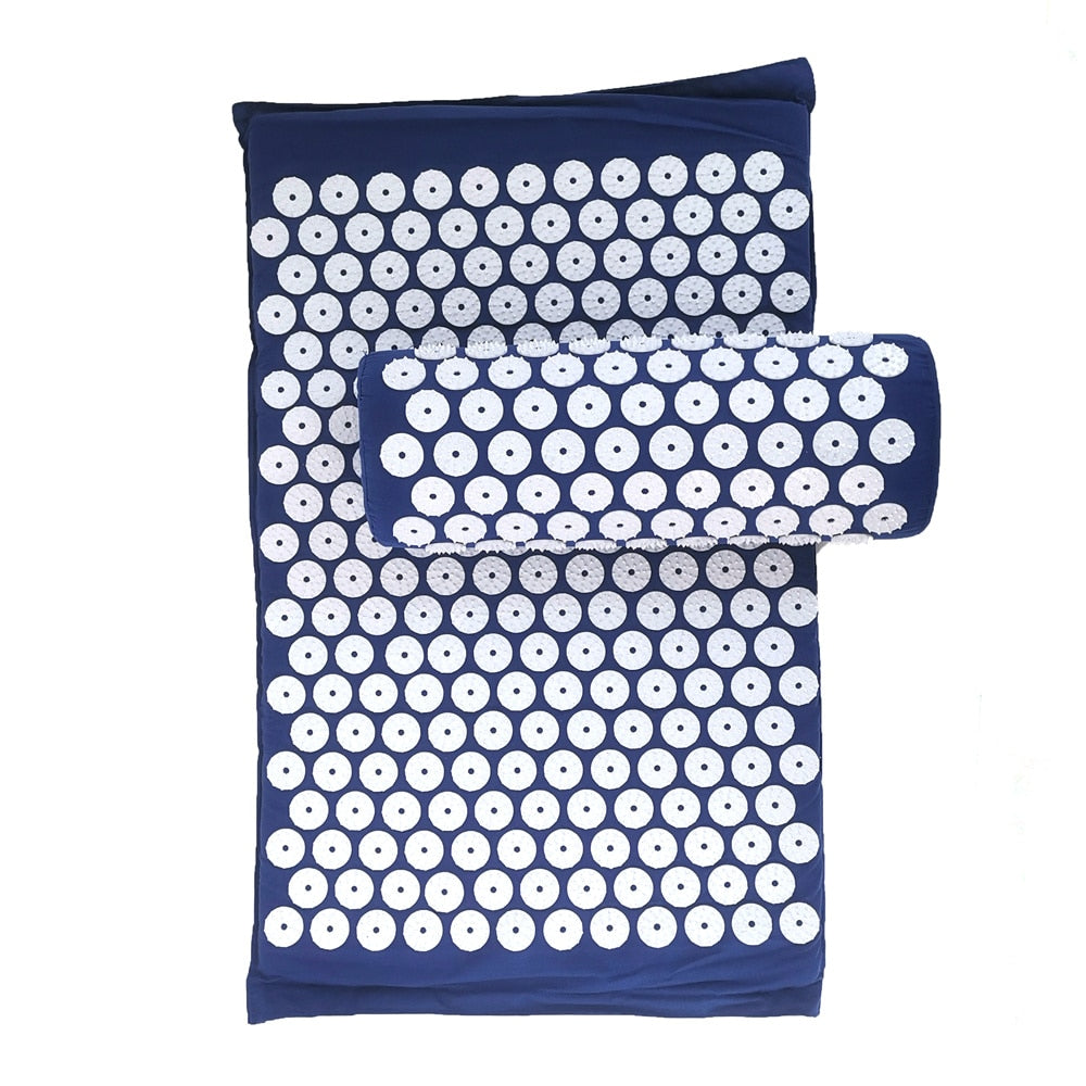 Massager Cushion Yoga Mat Acupressure & Pillow Set