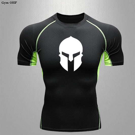 Camouflage Compression CrossFit Workout Top