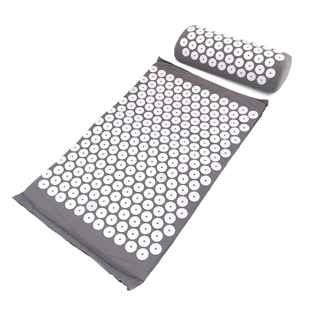 Massager Cushion Yoga Mat Acupressure & Pillow Set