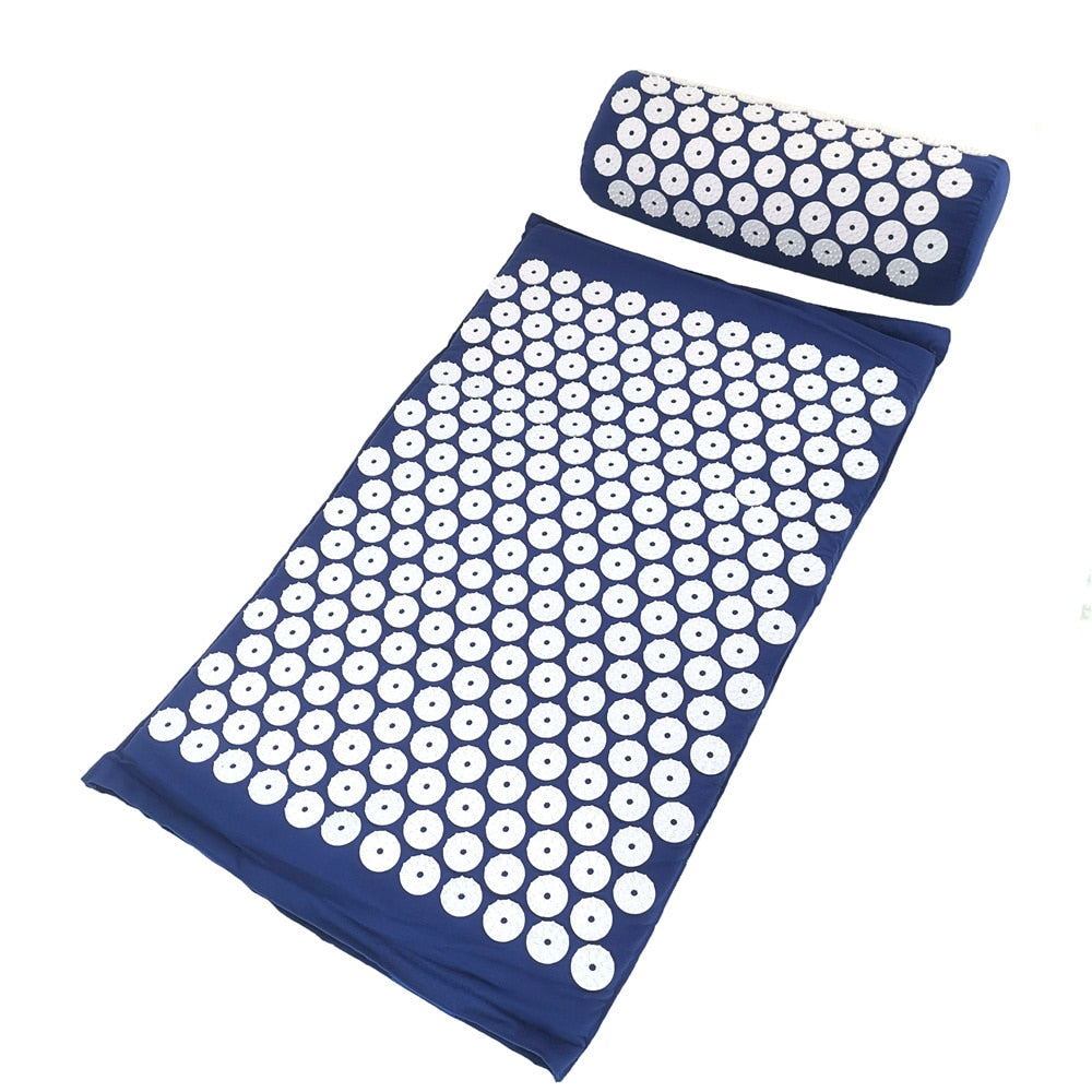 Massager Cushion Yoga Mat Acupressure & Pillow Set