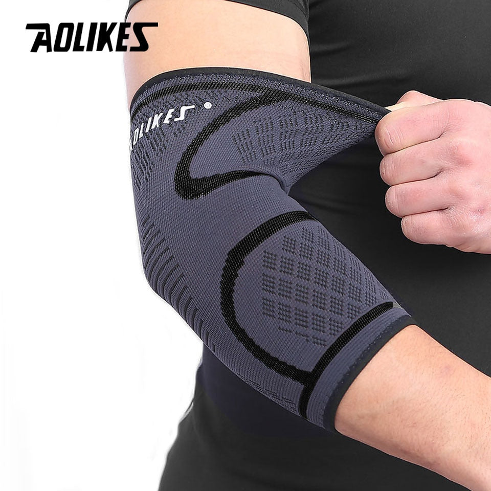 Breathable Elastic Compression Elbow Supporter